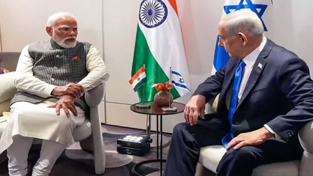 পশ্চিম এচিয়াৰ পৰিস্থিতি আৰু দ্বিপাক্ষিক সম্পৰ্কক লৈ প্ৰধানমন্ত্ৰী মোদী আৰু নেতানিয়াহুৰ গুৰুত্বপূৰ্ণ আলোচনা