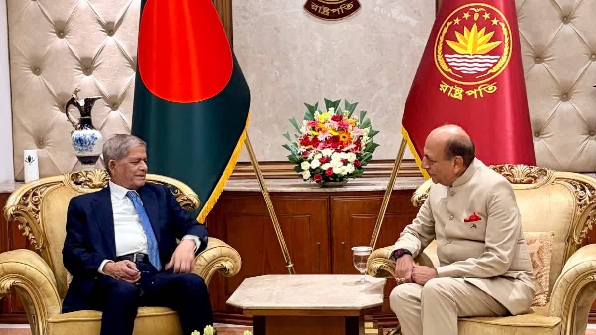 বাংলাদেশৰ ৰাষ্ট্ৰপতি মিৰ্জা ফখৰুল ইছলাম আলমগীৰক সাক্ষাৎ ভাৰতীয় উচ্চায়ুক্ত দিনেশ ত্ৰিবেদীৰ, দ্বিপাক্ষিক আলোচনা