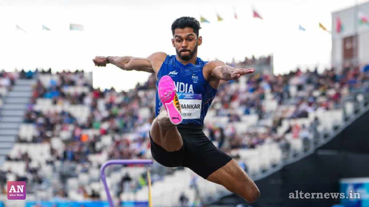 Murali Sreeshankar Creates History as First Indian to Win Two Consecutive CWG Long Jump Medals