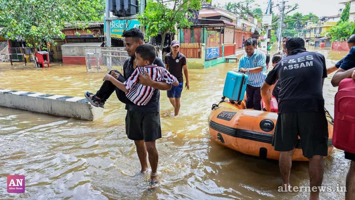 Modi Speaks To Himanta On Assam Floods, Assures All Possible Help From Centre