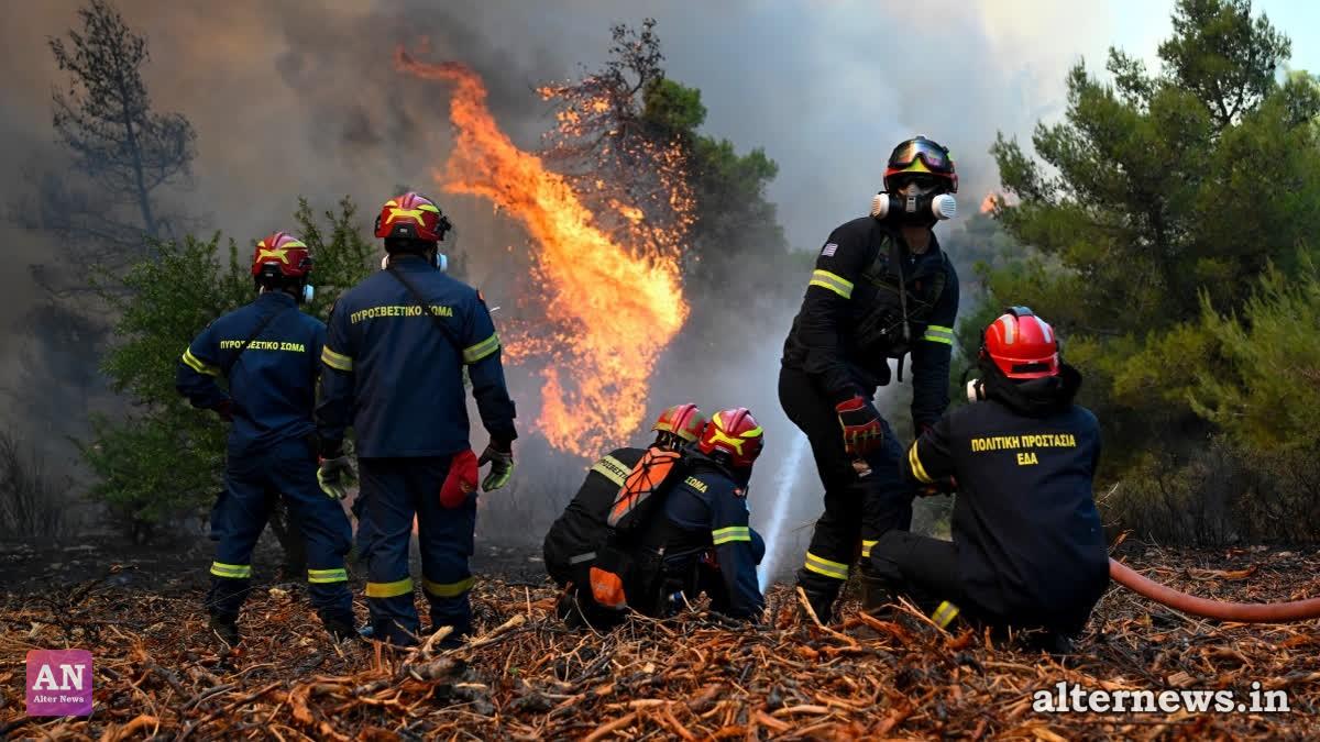 Record Summer Heat Spurs Deadly Fires in Greece & France while UK Endures Worst July Drought
