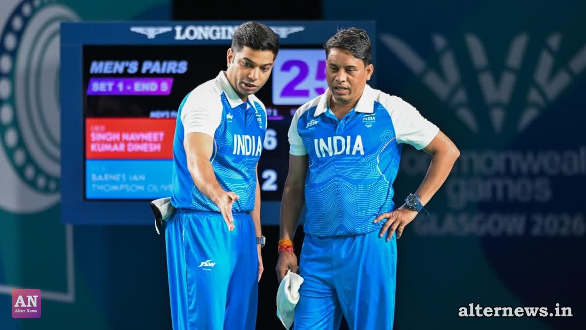 CWG 2026 Lawn Bowls: Navneet Singh and Dinesh Kumar Record 4th Successive Win in Group Stage