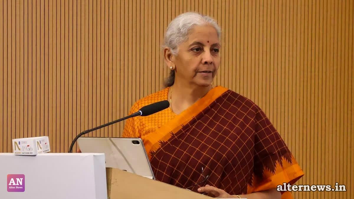 Union Finance Minister Nirmala Sitharaman delivers the C.D. Deshmukh Lecture 2026, organised by the National Council of Applied Economic Research (NCAER), in New Delhi on Thursday, August 6, 2026. (IANS)
