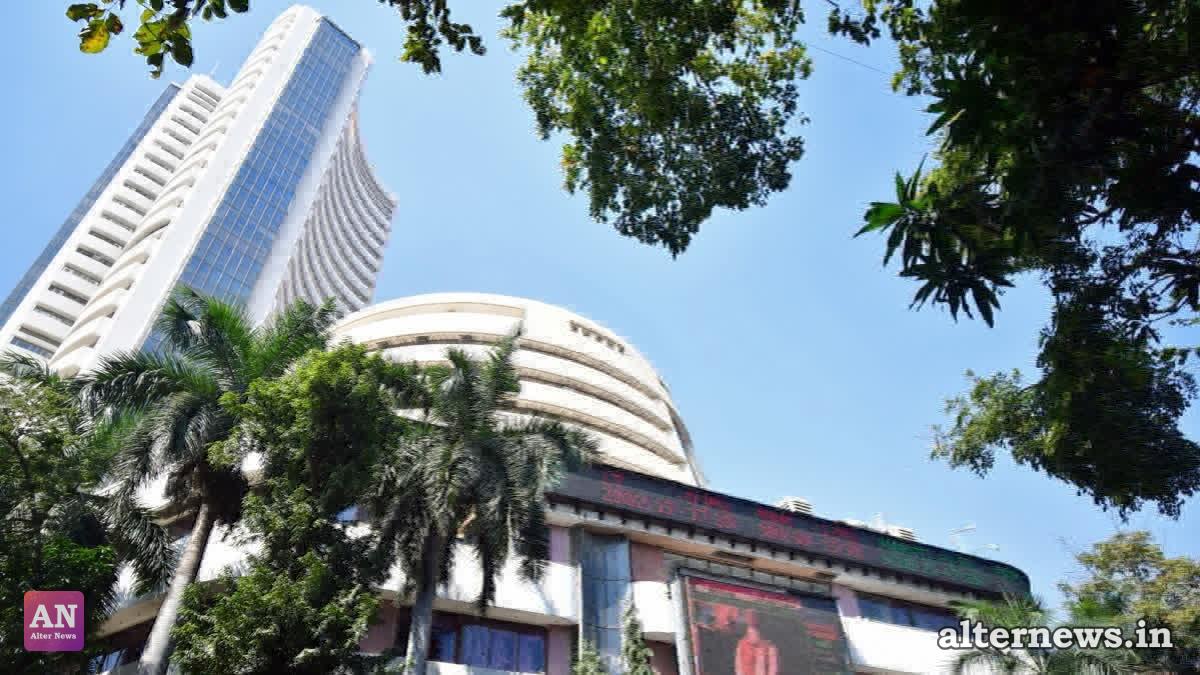 The Bombay Stock Exchange building in Mumbai (ANI)