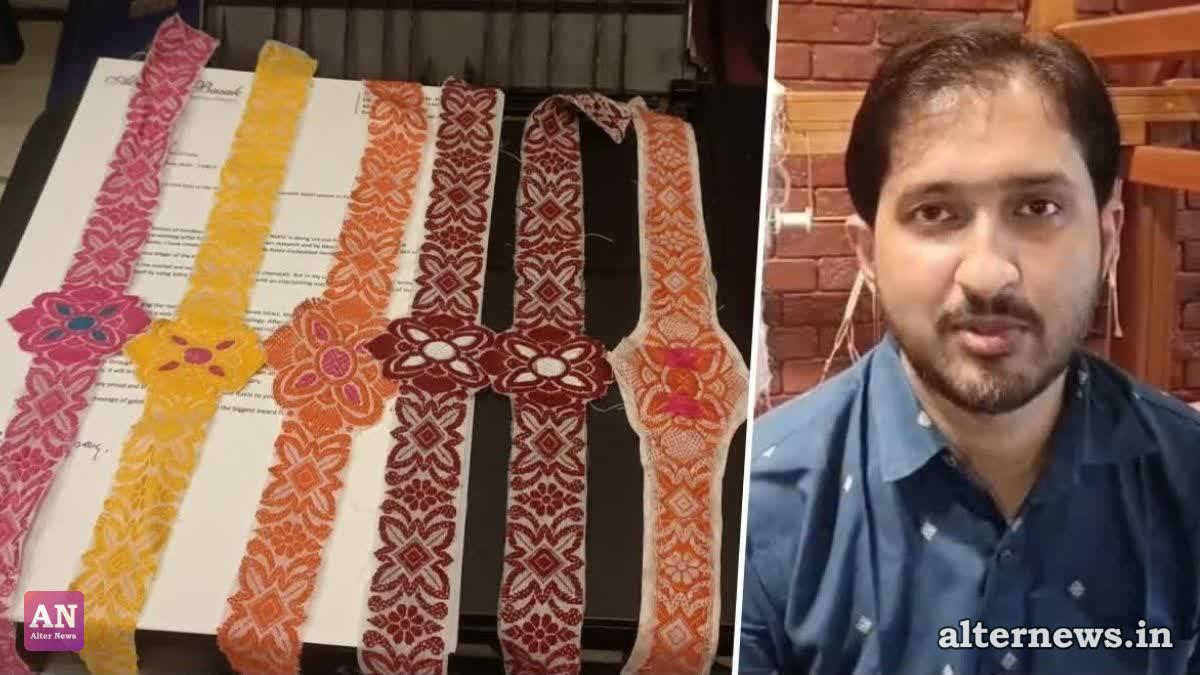 The unique effort of weaver artist Abhinav Basak