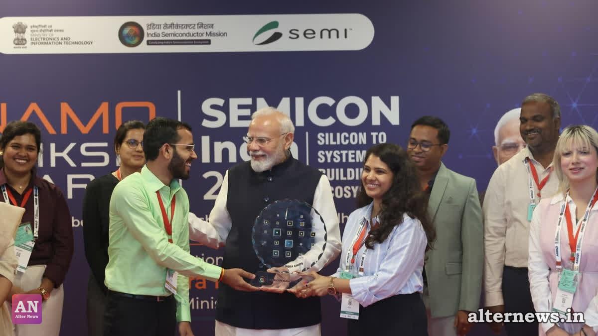 Odisha Researcher Showcases Home-Grown Semiconductor Chip to PM Modi at SEMICON India 2026