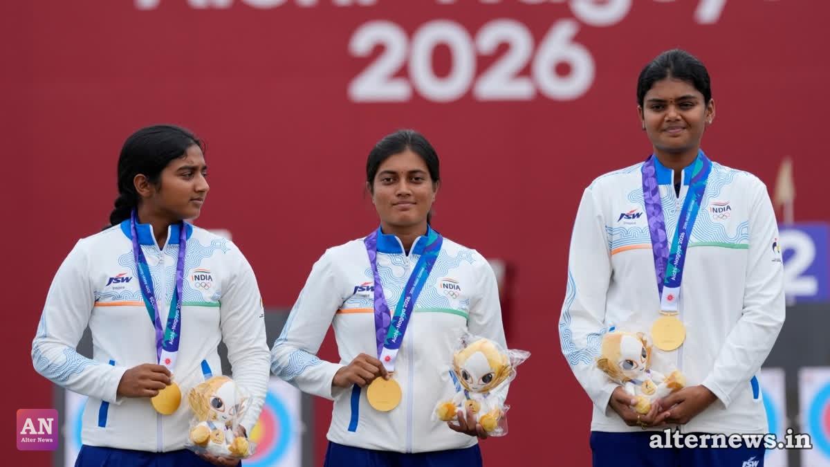 Asian Games 2026: India Women's Compound Archery Team Wins Gold, Equals World Record Against China