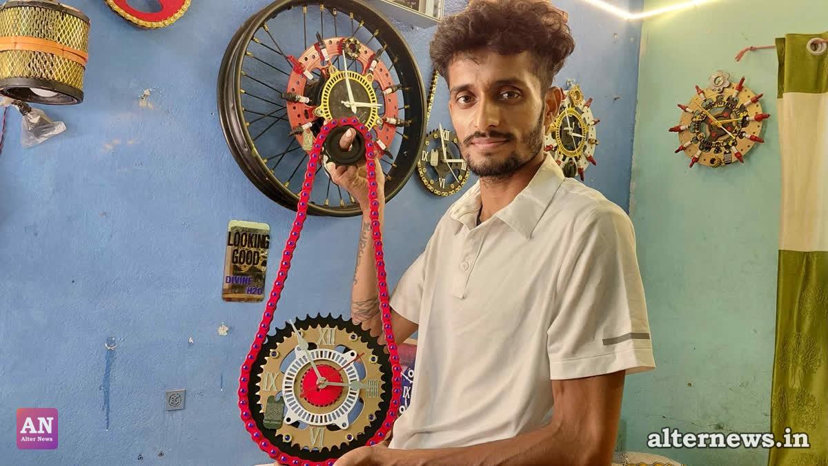 How Jitendra Patra of Bhubaneswar Breathes New Life into Junk Metal to Build Timepieces