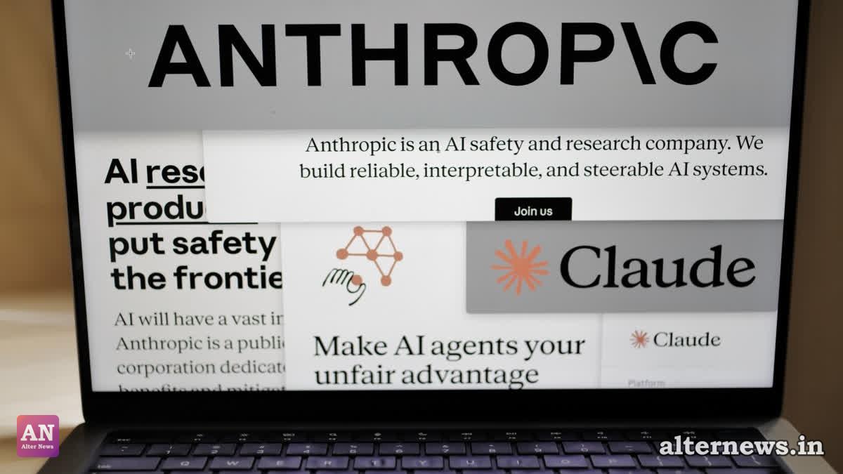 FILE - Pages from the Anthropic website and the company's logos are displayed on a computer screen in New York, Feb. 26, 2026. (AP)