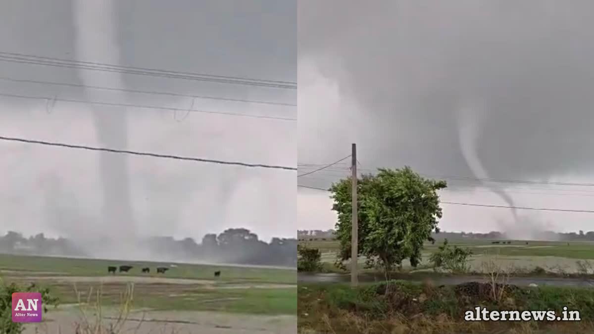 Rare Tornadic Waterspout Witnessed In Bihar; Scientists Call It Outcome Of Deep Depression-led Rains And Winds