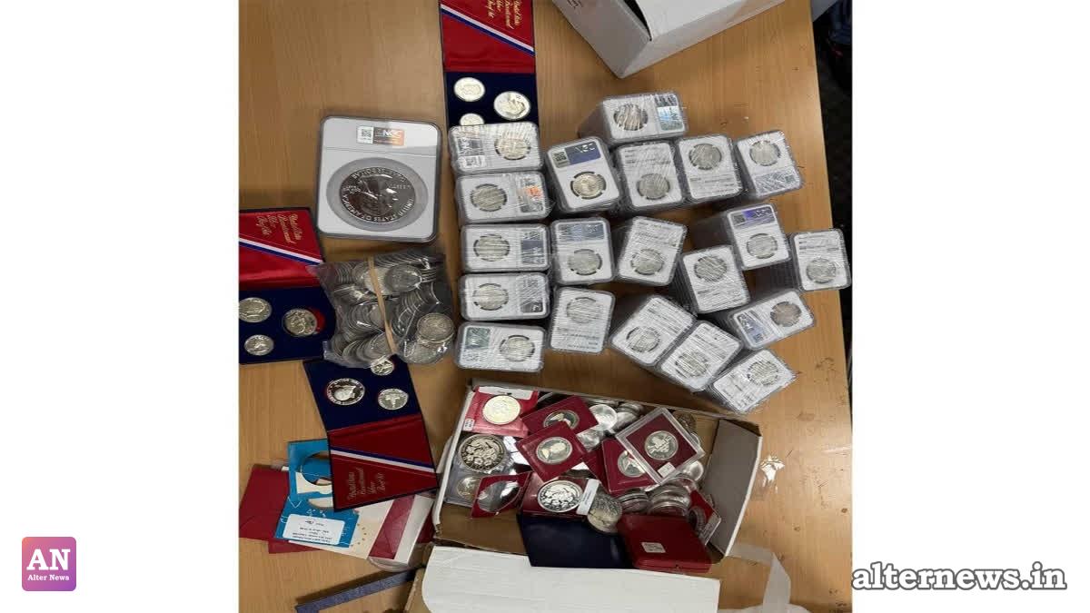 134 Silver Coins With Archaeological Significance Among Rs 47.16 Lakh Gold, Silver Seized At IGI