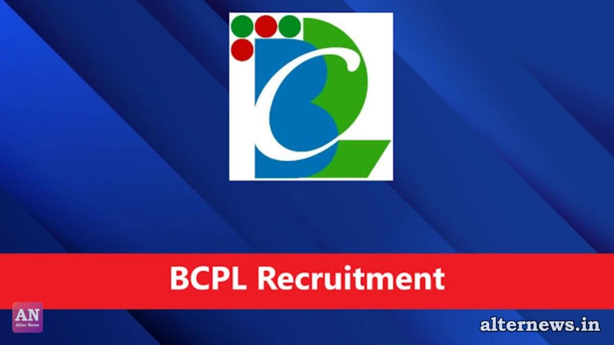 BCPL Non-Executive Recruitment 2026: Apply For 24 Posts