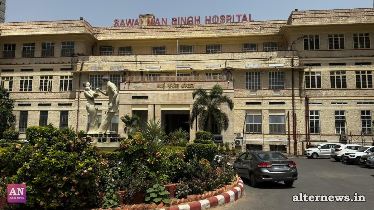 File photo of Sawai Man Singh Hospital in Jaipur.